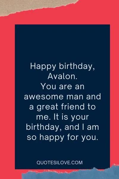 Happy Birthday Avalon Quotes and Wishes - Quotes I Love