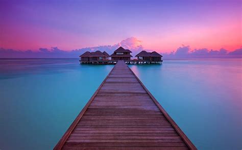 Brown dock, landscape, nature, walkway, dock HD wallpaper | Wallpaper Flare