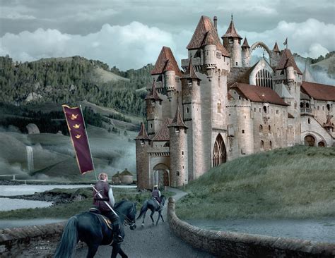 Camelot - Castle and Court by kimsol on DeviantArt in 2022 | Camelot castle, Castle, Camelot