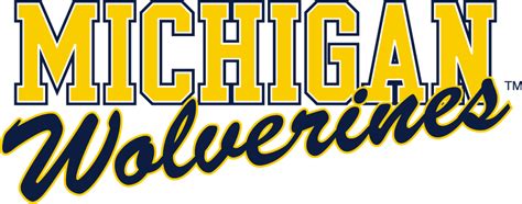 Michigan Wolverines Logo - Wordmark Logo - NCAA Division I (i-m) (NCAA ...