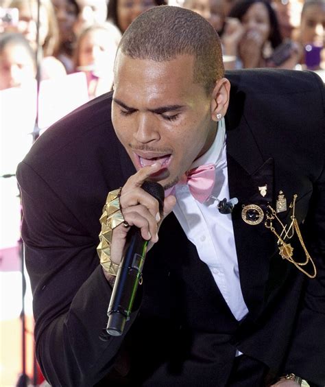 Chris Brown Picture 225 - Chris Brown Performing Live as Part of The ...