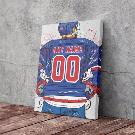 Digital File New York Rangers Jersey NHL Personalized Jersey Custom ...