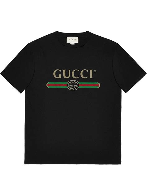 Gucci Fake Logo Cotton T Shirt | How to Wear Gucci Shirt | POPSUGAR Fashion UK Photo 2