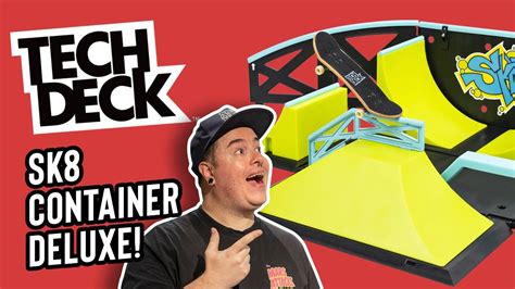 TECH DECK UNBOXING - SK8 Container Deluxe 2.0!! - YouTube