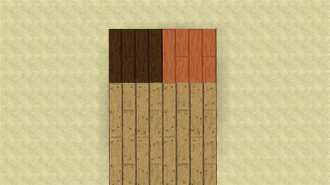 Minecraft Oak Wood Plank Wallpaper