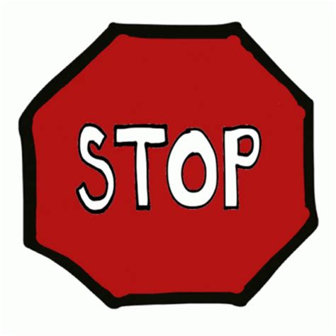 Animated Stop Sign GIF | GIFDB.com