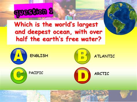 Geography Quiz | Teaching Resources