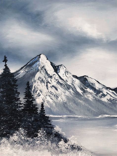 Snowy Mountains | Daniella Gallistl Art