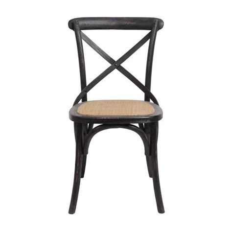 -BRODY X-BACK SIDE CHAIR-BLACK | Black side chair, Chair, Side chairs