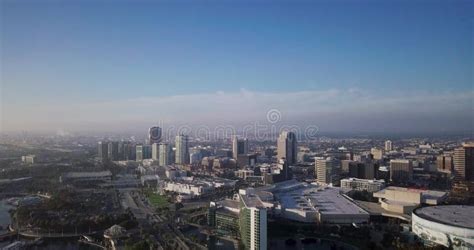 Skyline of Long Beach in Los Angeles County Stock Image - Image of ...