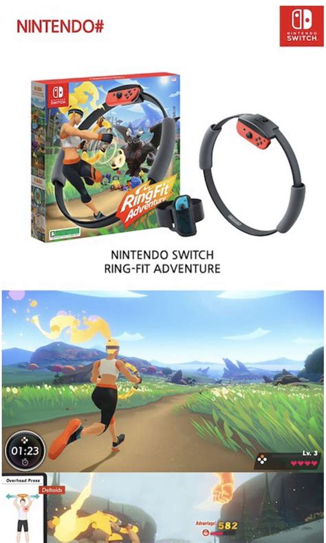 Nintendo Switch Ringfit Adventure, ring fit adventure, ring fit Accessories, Video Gaming, Video ...