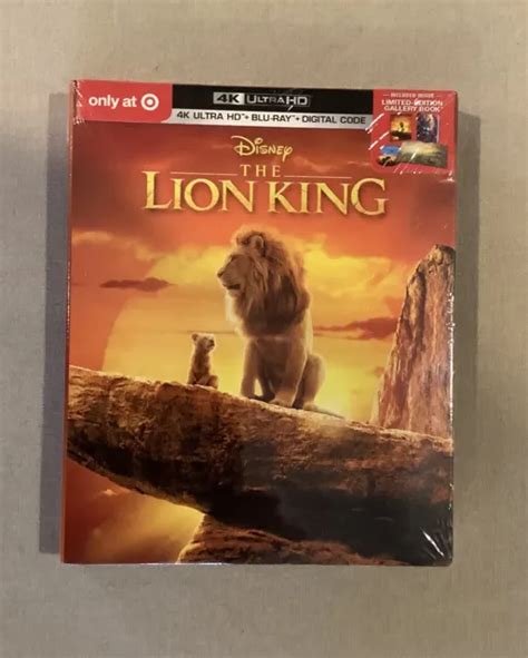 DISNEY LION KING 2019 Target Gallery Book 4K (HD+Blu-ray+Digital) $12.99 - PicClick
