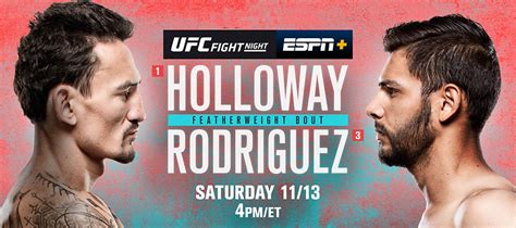 UFC Fight Night: Holloway Vs Rodriguez Betting Odds & Picks