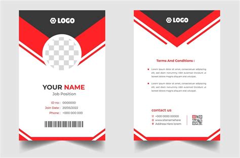 Personal ID Card Sample Design