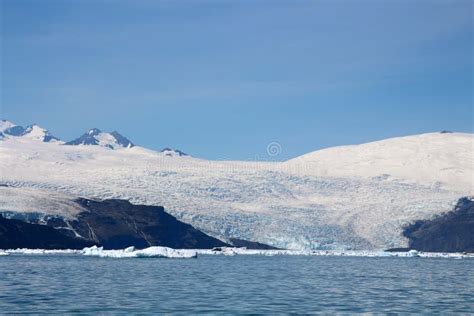 Guyot Glacier in the Robinson Mountains in Icy Bay, Alaska, United States Stock Photo - Image of ...