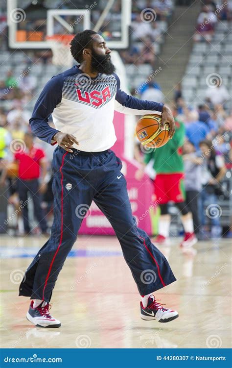 James Harden of USA Team editorial photography. Image of basketballer - 44280307