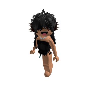 Pin by . on Roblox | Black hair roblox, Roblox emo outfits, Slender girl