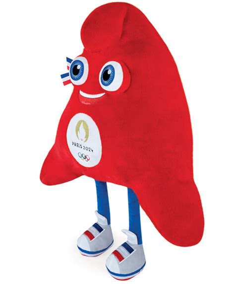 Mascotte officielle Jeux Olympiques Paris 2024 - 35 cm I mascotte JO Paris 2024 - 50 cm