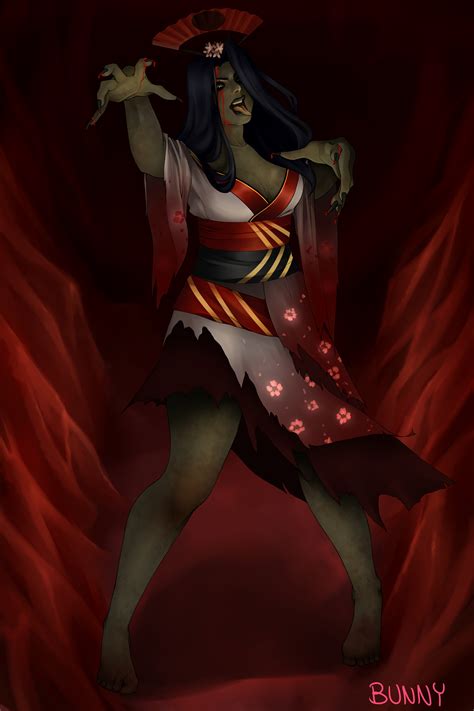 happy halloween!! (izanami fanart!) : r/Smite