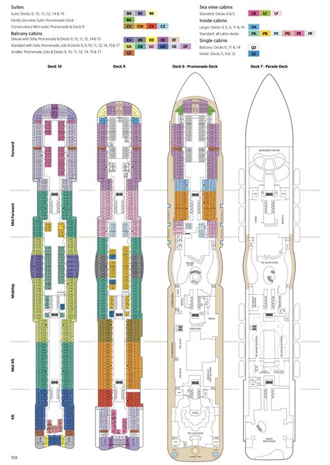 P&O Cruises Arvia Deck Plans - Where’s My Cabin? — Cruise Lowdown