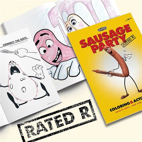 Sausage Party Coloring Book - The Awesomer