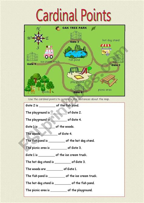 cardinal and intermediate directions worksheet pdf - fashionphotographyclipart