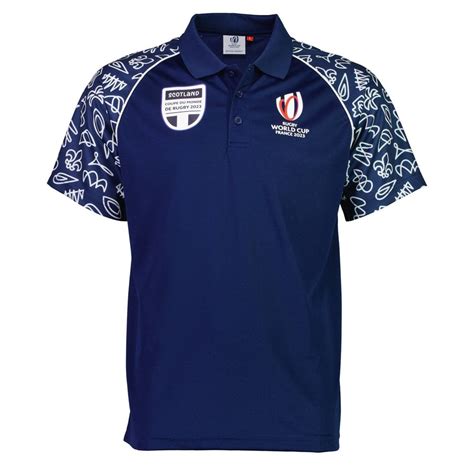 Scotland Rugby Rugby World Cup 2023 Scotland Polo Shirt - Men from ...