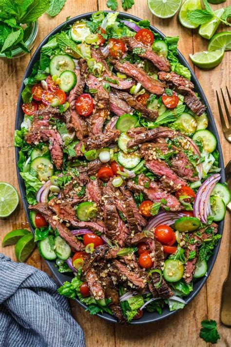 Thai Beef Salad Recipe - Dinner, then Dessert