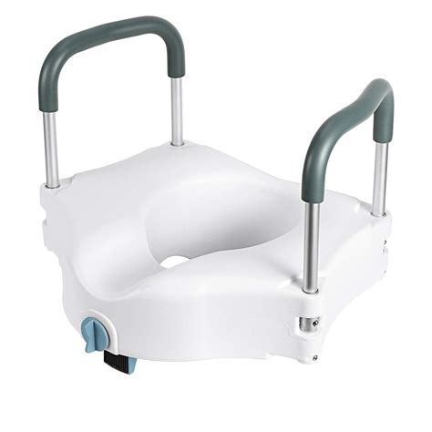 OasisSpace Medical Raised Toilet Seat- Portable Secure Elevated Riser ...