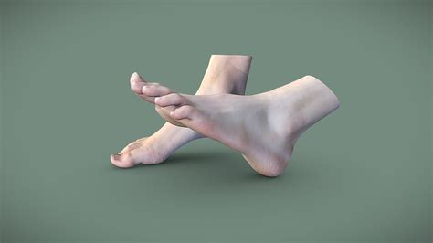 Male Feet - Buy Royalty Free 3D model by Lassi Kaukonen (@thesidekick) [8f9cbc6] - Sketchfab Store