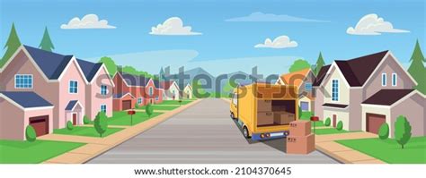 7,154 Neighborhood Street Cartoon Background Images, Stock Photos ...