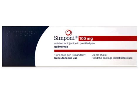 Simponi 100mg/1ml Pre-filled Pen - Infusion Depot