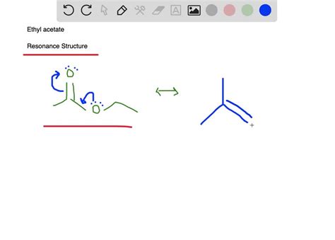 SOLVED:Write another resonance structure for ethyl acetate. Include formal charges.