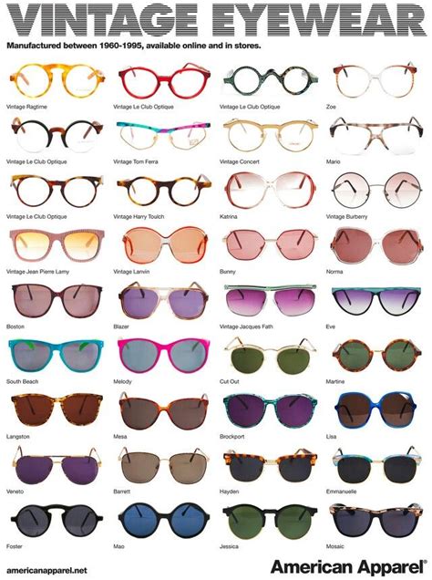 Types of sunglasses | Trending sunglasses, Sunglasses vintage, Vintage ...