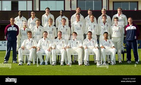 Northamptonshire county cricket club 2004 team picture back l r hi-res ...