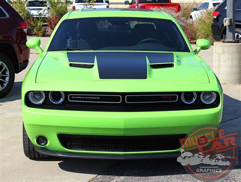 2018 Dodge Challenger Hood Decals CHALLENGE HOOD 2015-2020 2021 2022 | MCG