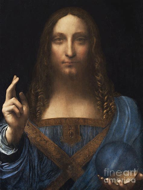 Remastered Art Salvator Mundi Savior of The World by Leonardo Da Vinci 20190310 Photograph by ...