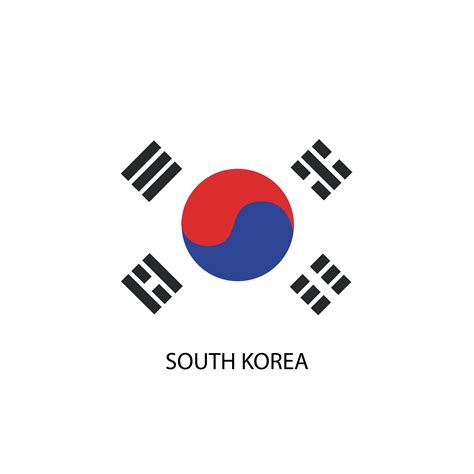 South Korea Flag Transparent