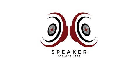 speaker sound system logo design with creative concept premium vector 11964442 Vector Art at ...