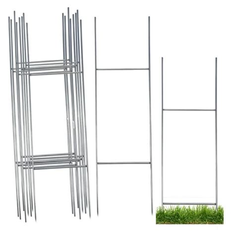 Heavy Duty Metal Wire Yard Stakes for Yard Sign, 10 x 30in H Frame, 10 Pack - Walmart.com