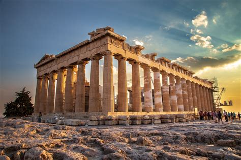 Photo: Sunset at the Parthenon in Athens, Greece | Parthenon, Ancient greek architecture ...