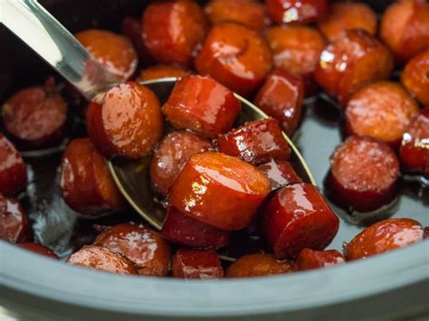 Slow Cooker Brown Sugar Kielbasa Bites