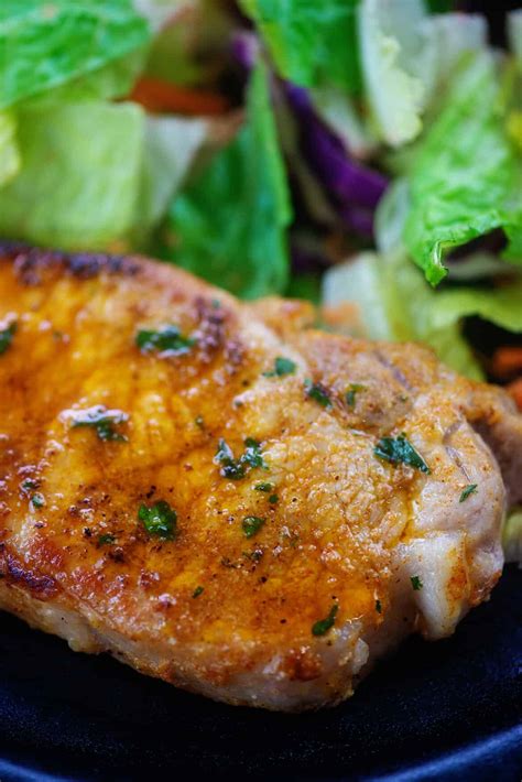 Lemon Garlic Pork Chops - That Low Carb Life