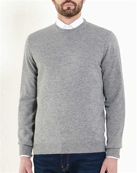 Men's Cashmere Crew Neck Sweater | MaisonCashmere