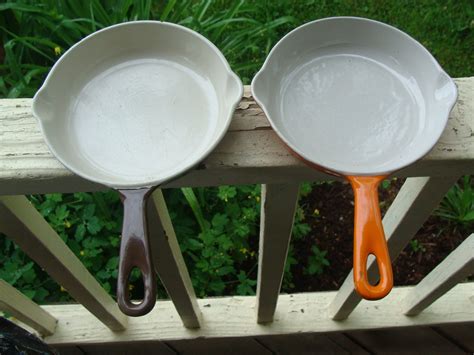 Le Creuset French Cast Iron Enamel Skillet Frying Pan and - Etsy