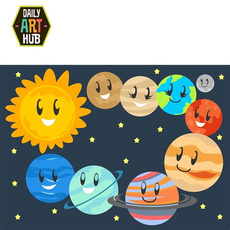 √ Planets Clip Art