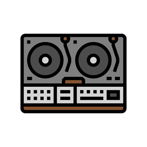 retro dj turntable retro music color icon vector illustration 26820000 Vector Art at Vecteezy