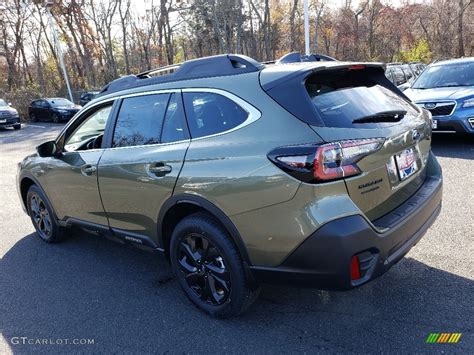 2020 Autumn Green Metallic Subaru Outback Onyx Edition XT #136197447 Photo #4 | GTCarLot.com ...