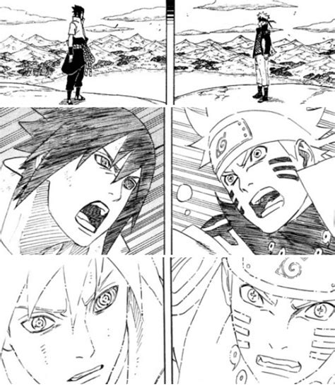 Naruto Vs Sasuke Final Battle Manga