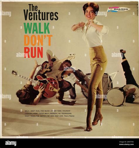 Walk Don't Run - Classic vintage vinyl album Stock Photo - Alamy